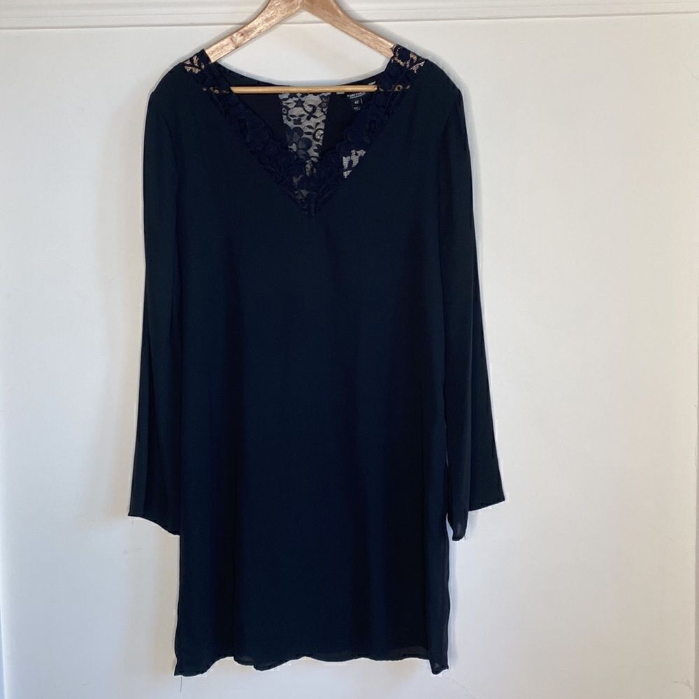 NWT Tom Tailor Black Sheath Dress with Bell Sleeves - Picture 7 of 15